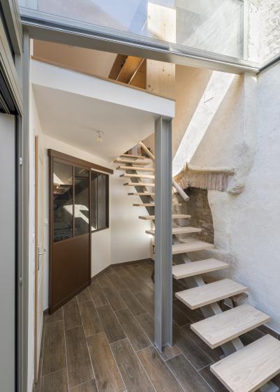 vue vers le garage