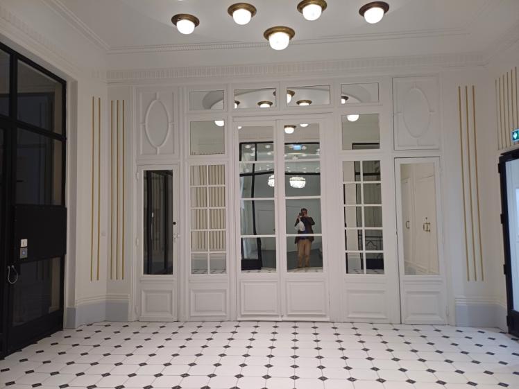 Vue du hall intermédiaire réhabilité