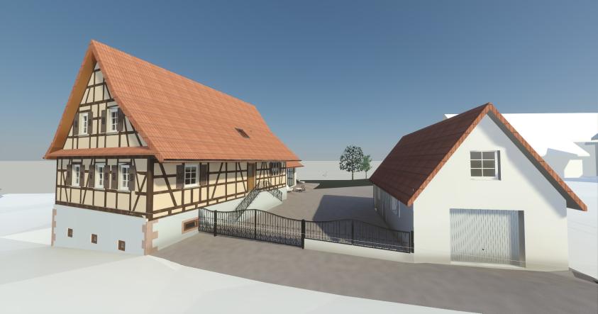 Rénovation et extension d'une maison alsacienne