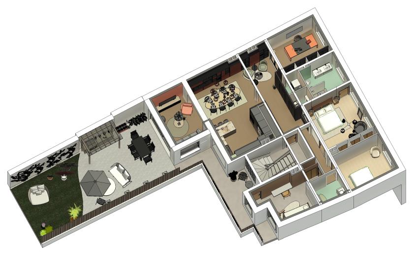 Rénovation complète d'un appartement à Wissembourg.