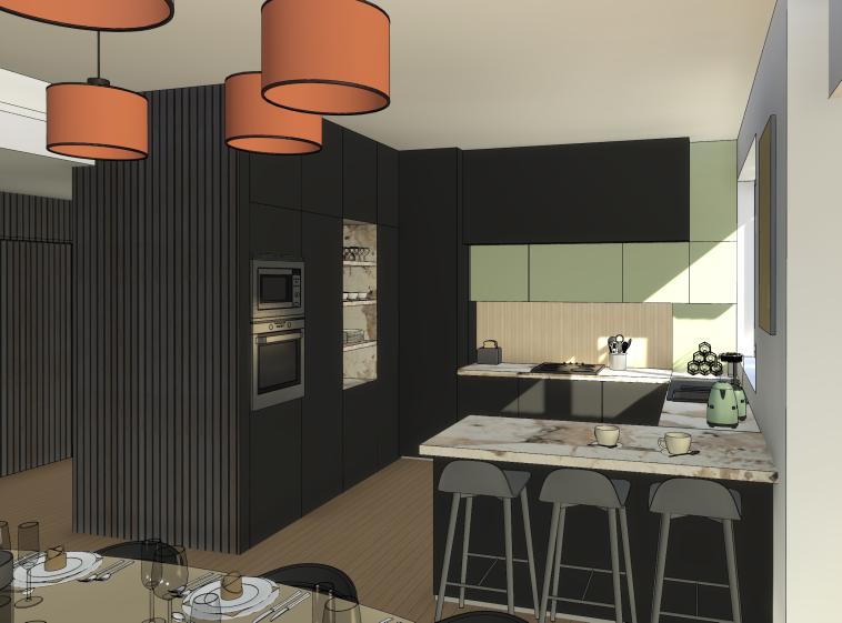 Rénovation complète d'un appartement à Wissembourg.