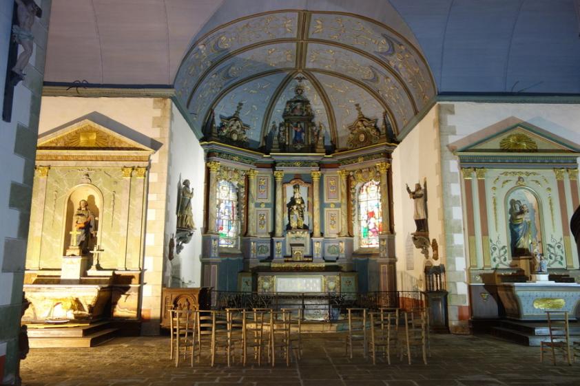 Choeur et transept après restauration 