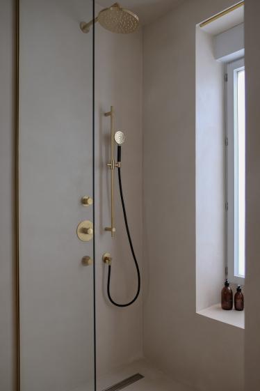 Salle de bain et béton ciré