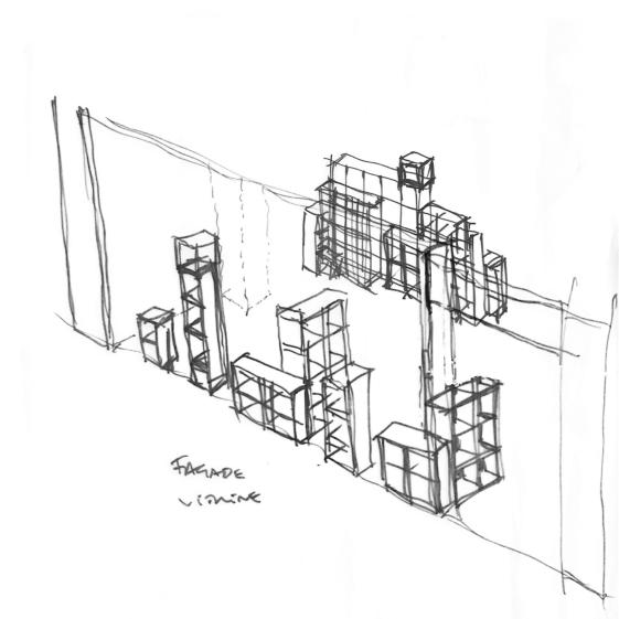 Croquis Mobilier Cubes