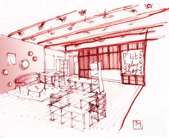 Croquis d'esquisse 