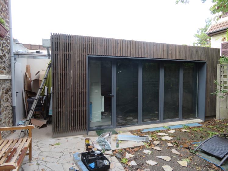 Façade extension sur jardin