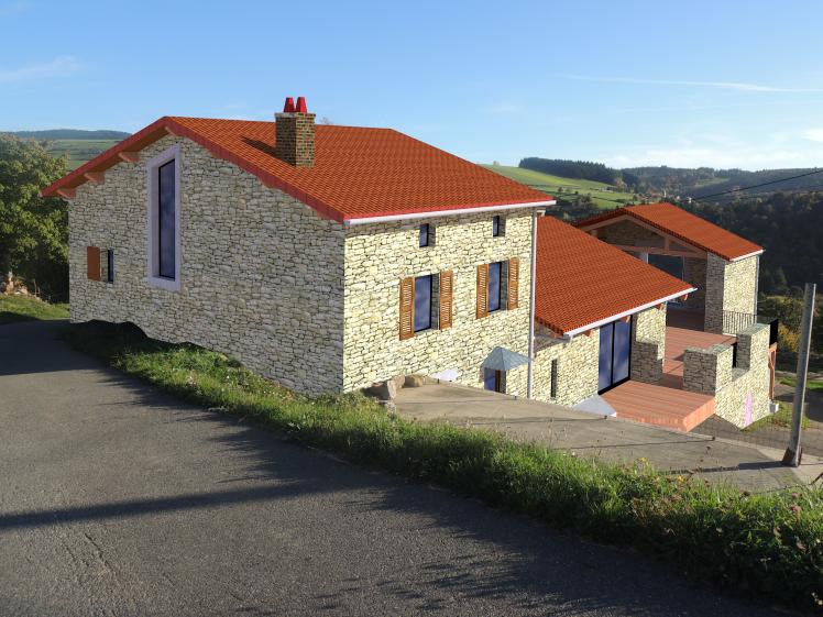 Vue depuis le Sud-Ouest