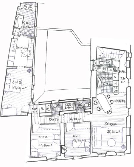 PLAN ETAGE