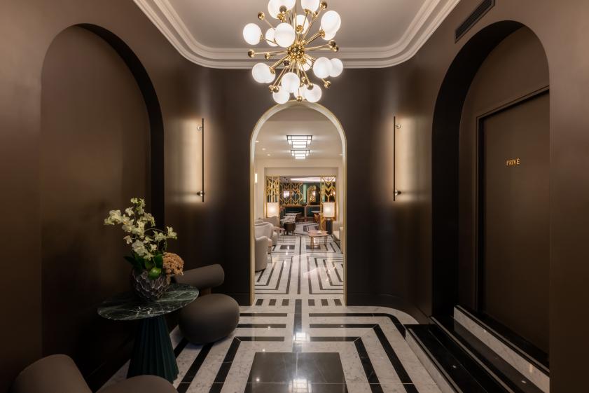 Entrée de l'hôtel artemisia années 30