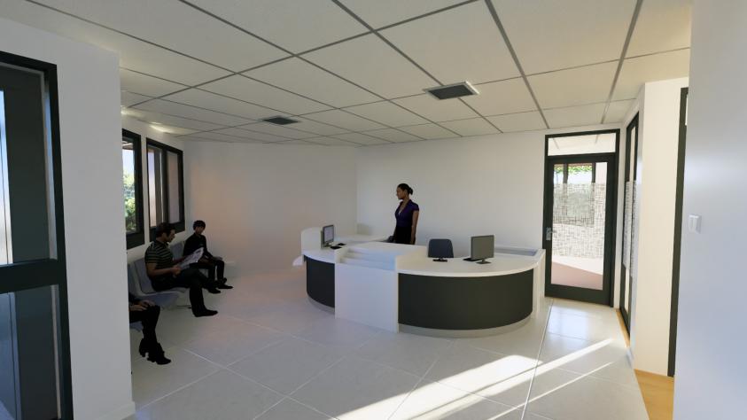 Vue intérieure entrée