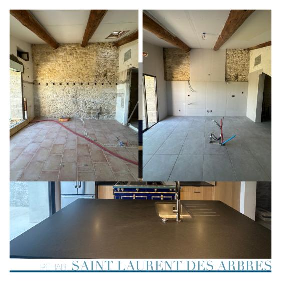 Photographie des travaux intérieur, Architecte