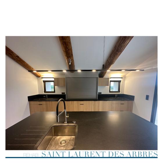 Photographie de la cuisine après travaux