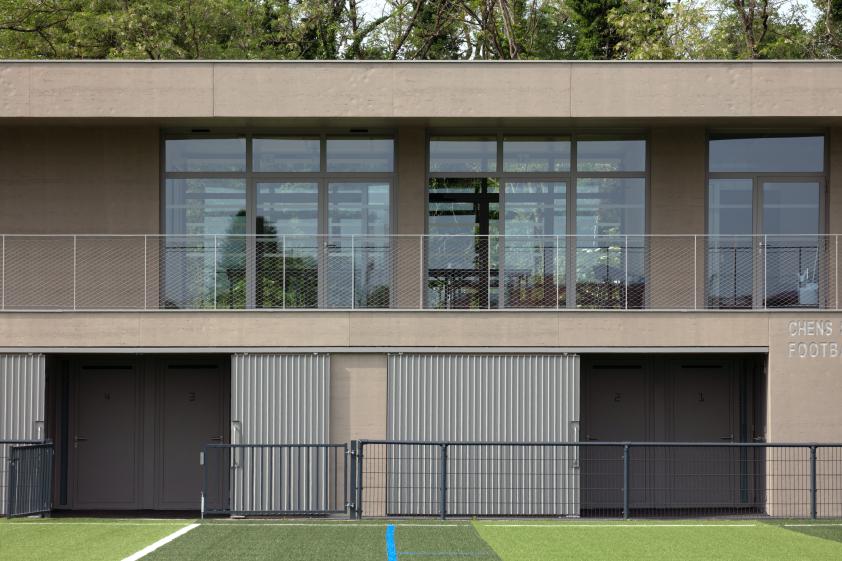 vestiaires de foot - Chens sur Leman