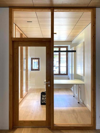 mairie, rénovation extension - Le Grand Bornand