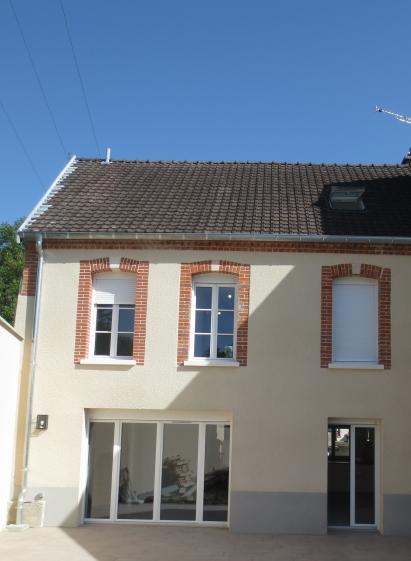 FACADE SUR JARDIN APRES TRAVAUX