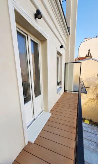 Balcon côté jardin