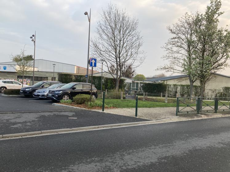 Avant construction, vue générale