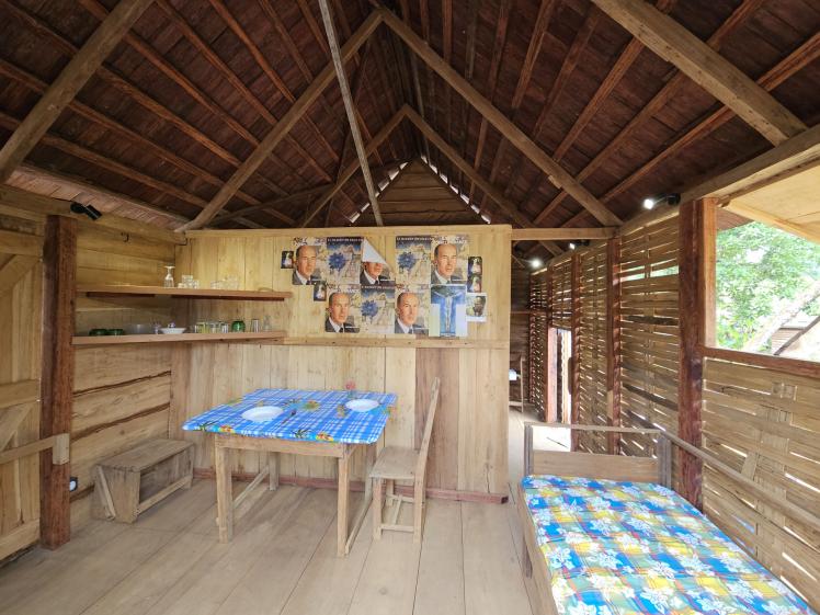 La salle de la maison d'habitation
