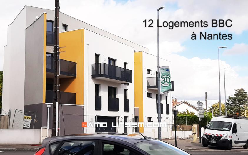 12 LOGEMENTS "BATIMENT BASSE CONSOMMATION" A NANTES