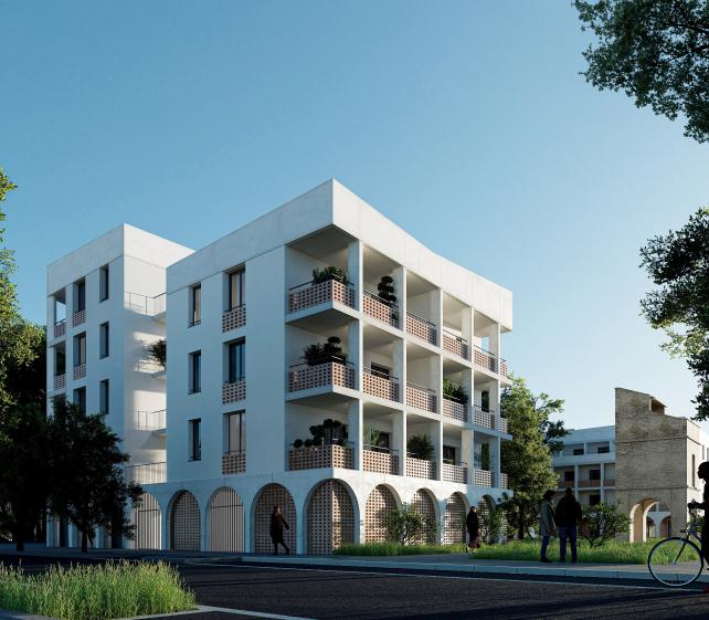Vue depuis la rue André Turcat