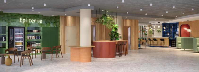 Hall et services généraux hôtel Novotel