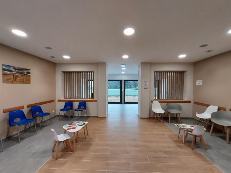 vue interieure de la salle d'attente