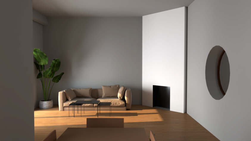 Visuel sommaire de la perspective intérieure