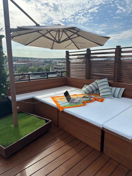 Terrasse d'agrément - surélévation - Boulogne Billancourt