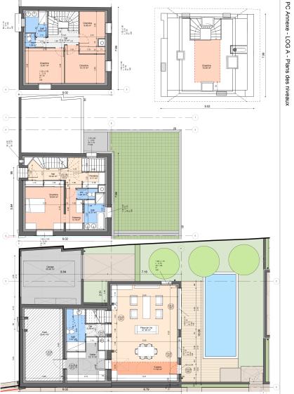 4 MAISONS DE VILLE A NANTES
