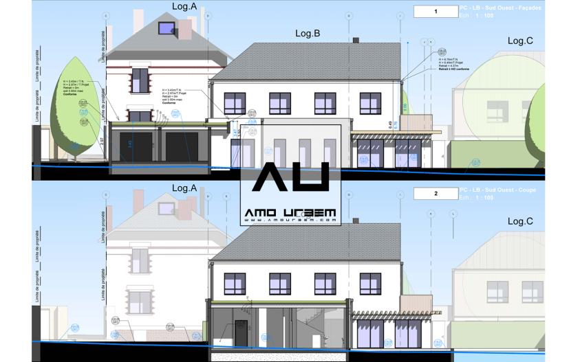 4 MAISONS DE VILLE A NANTES