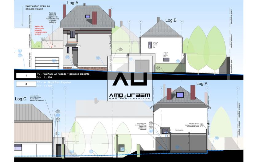 4 MAISONS DE VILLE A NANTES