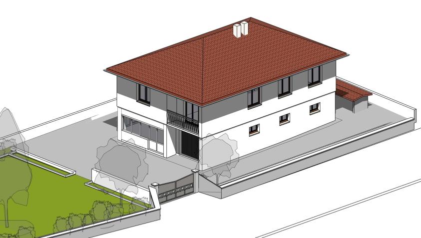 vue sud maison existante