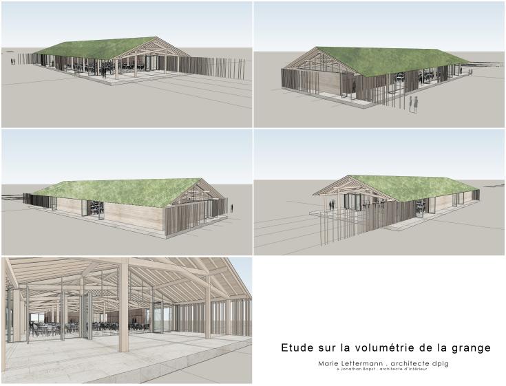 Volumétrie de la grange