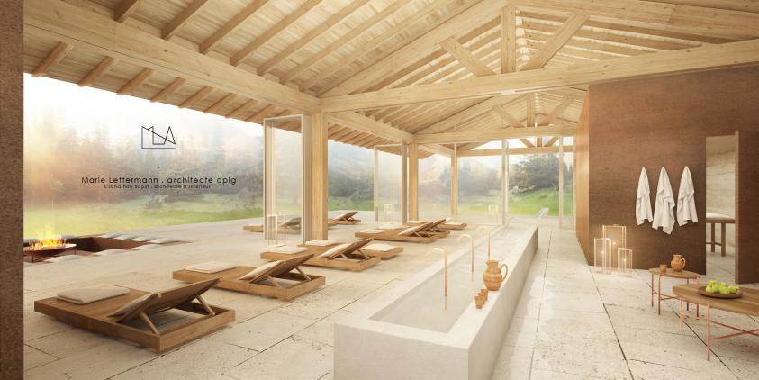 Vue intérieure - Le lavoir