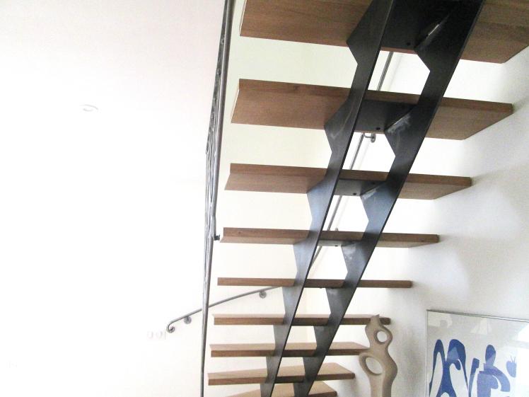 Escalier limon central