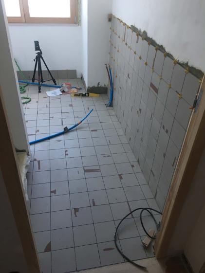 calepinage - chantier 