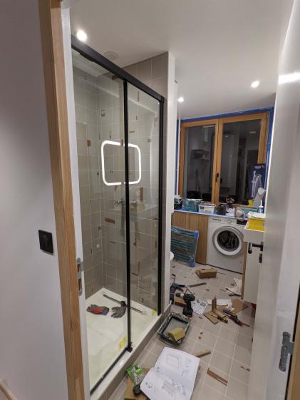 salle de bain - chantier 