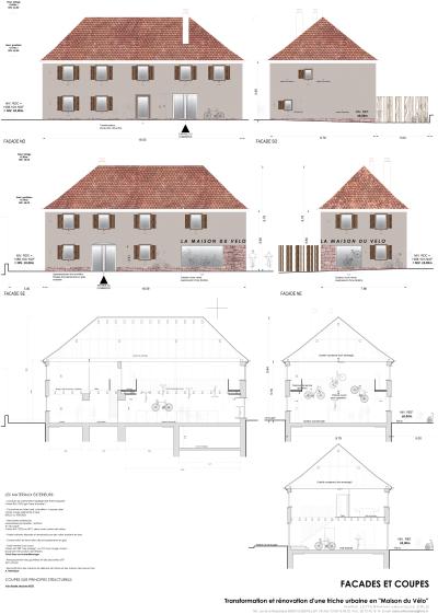 Façades et coupes