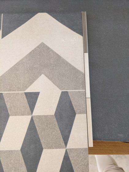 détail carrelage