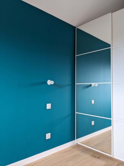 chambre bleu