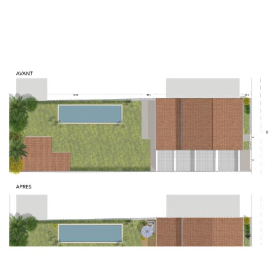 Démolition et surélévation d'une maisons bordelaise