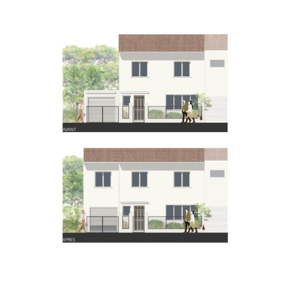 Démolition et surélévation d'une maisons bordelaise
