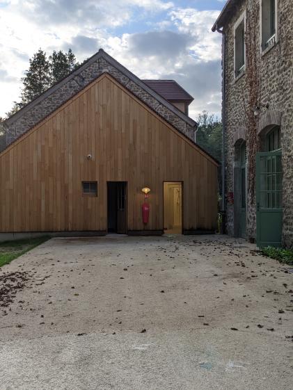 L'extension bois - Les vestiaires du personnel