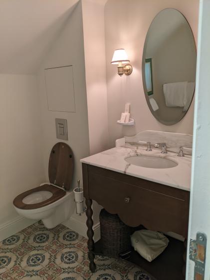 Salle de bain du cottage