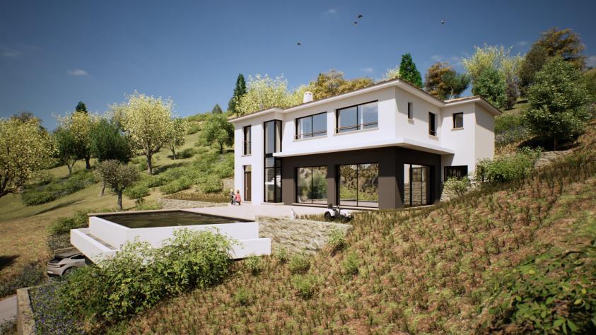 3D villa