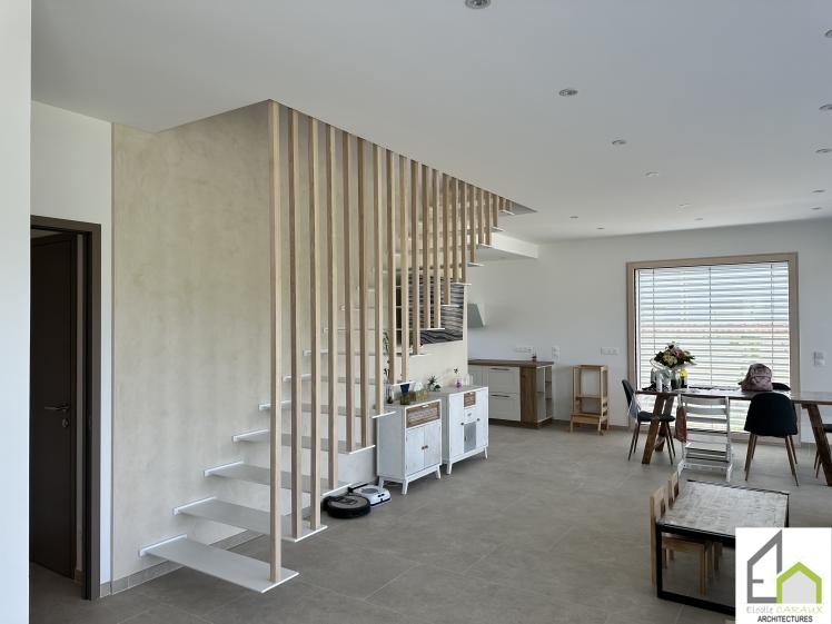 Vue sur escalier