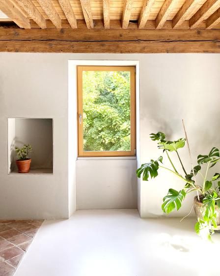 Fenêtre sur jardin
