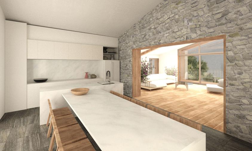 Vue de la cuisine