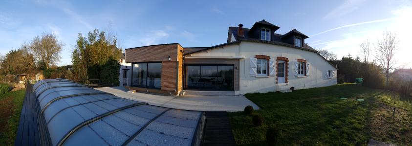 Vue du côté jardin 