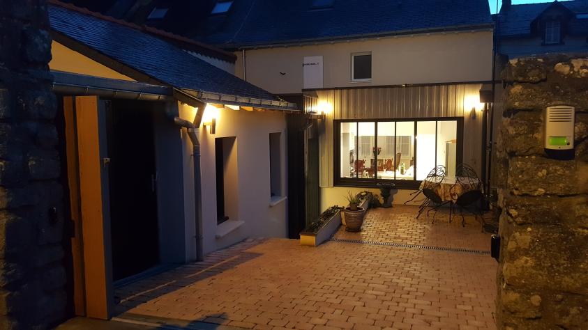 Vue de l'extension de nuit